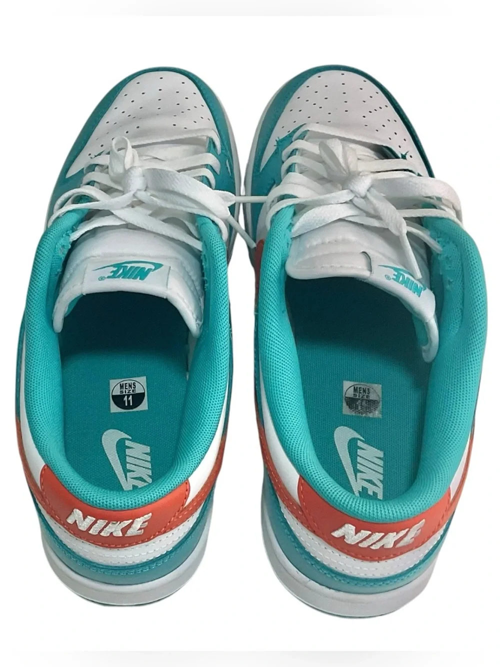Nike Dunk Low Miami Dolphins Men’s Size 11 DV0833-102 Dusty Cactus Cosmic Clay